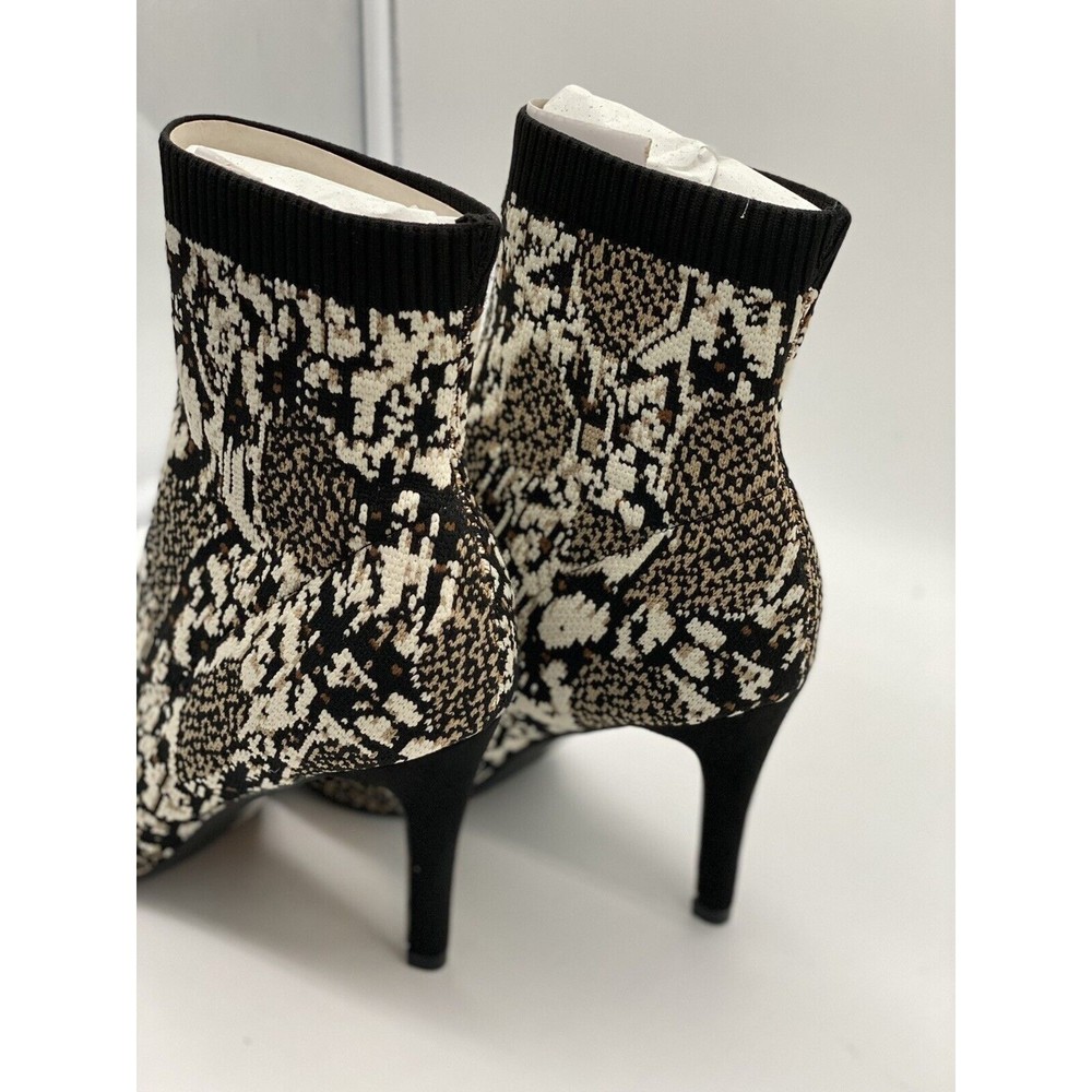 Mia Ankle Boots, Women Size 7M McKinney Beige Multi Sock Boot - Picture 2 of 10